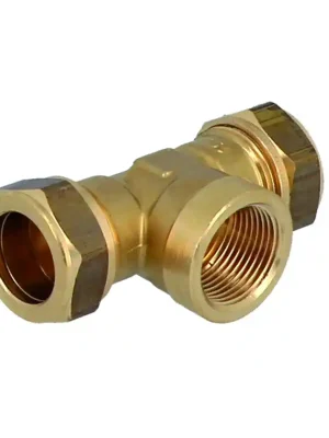 Op = Op Mosazný svěrný T-kus - vnitřní závit 16 x 1/2" x 16 mm